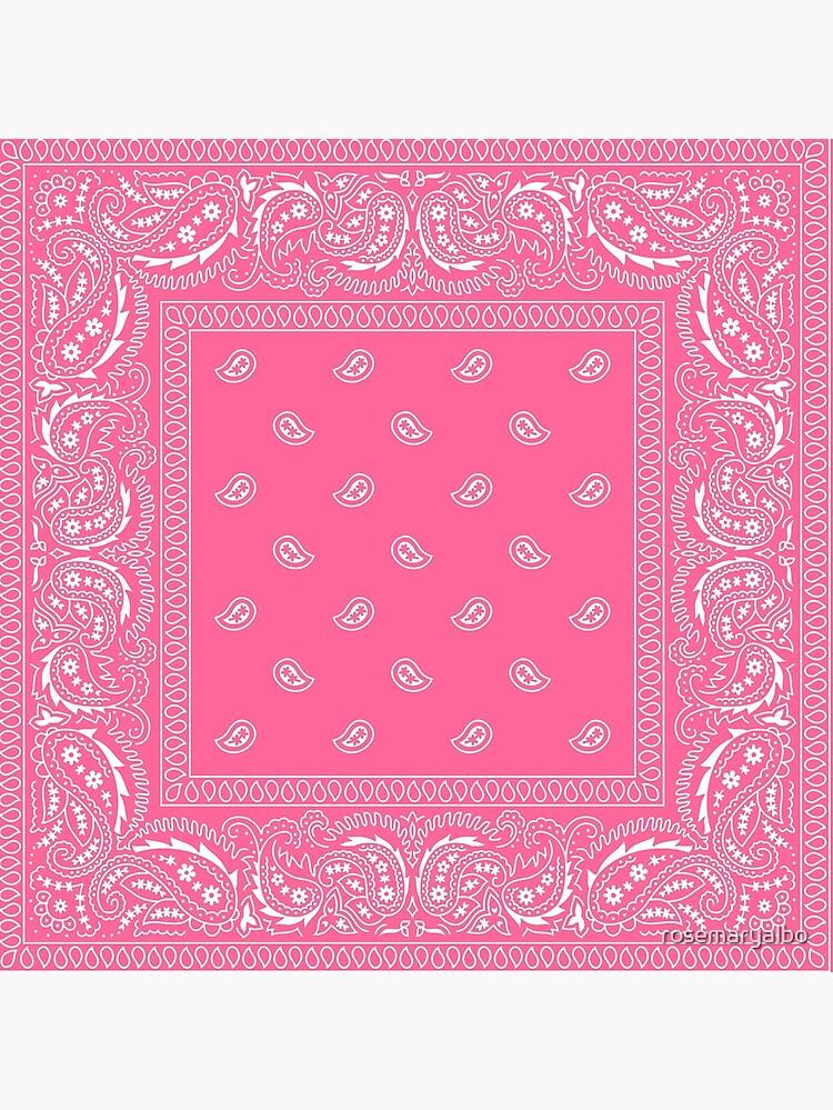 Bandana Pink Traditional Tote Bag By Rosemaryalbo