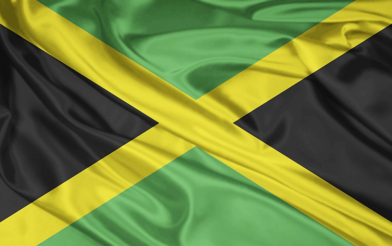 Jamaica Flag Wallpaper Stock Photos