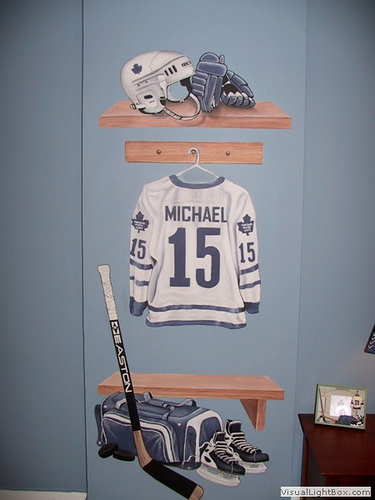 Hockey Bedroom Wall Murals