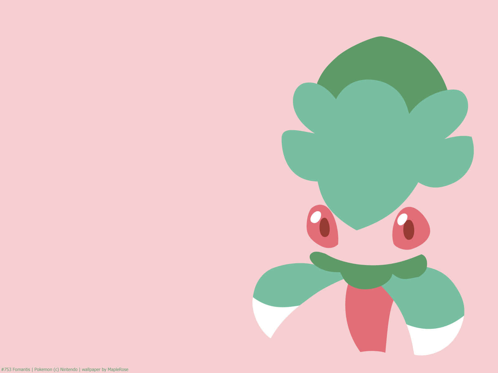 Pokemon Fomantis Pink Minimal A8ndvp3uwd6t2vey Wallpaper
