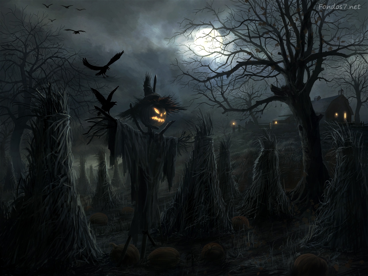 Scary Halloween Backgrounds  PixelsTalkNet