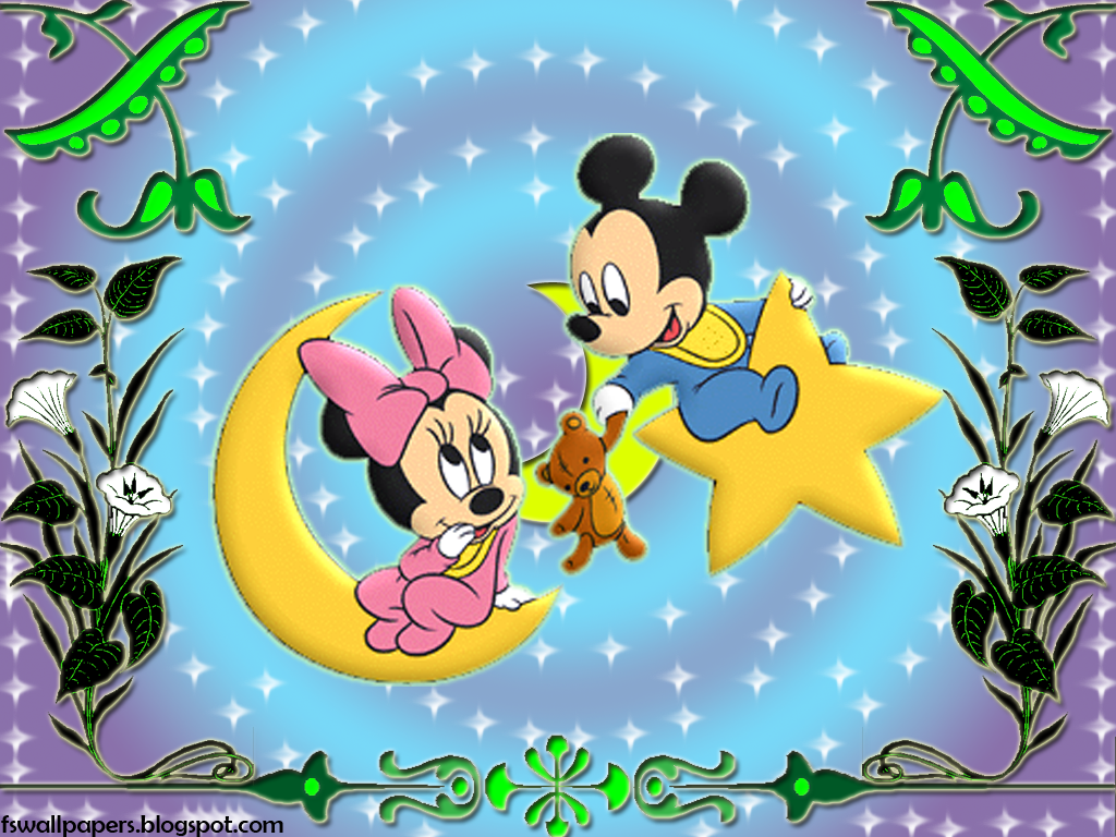 Baby Disney Cartoon Characters Wallpaper