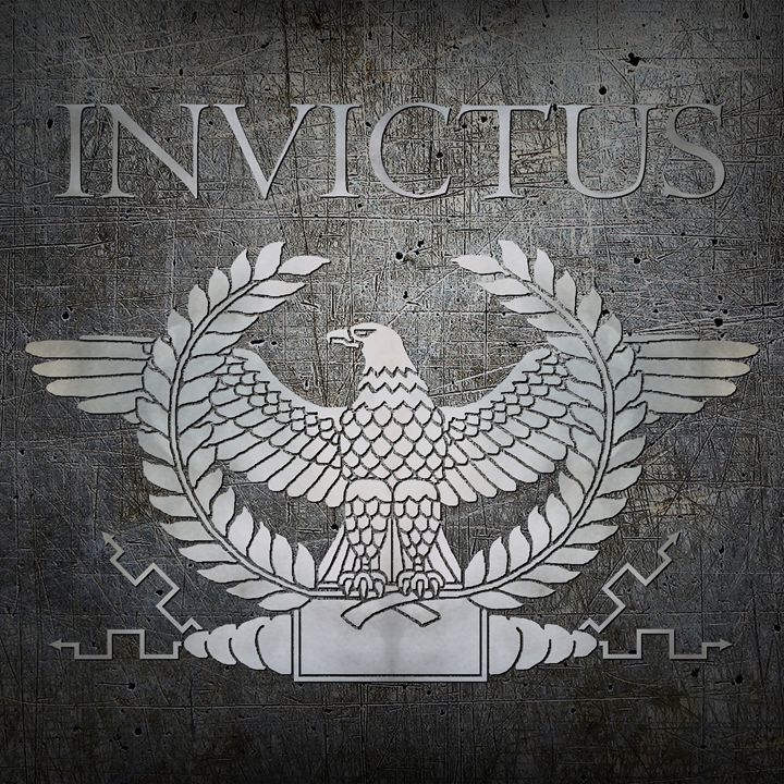 Invictus Silver Eagle On Iron Atlanteanarts Digital Art