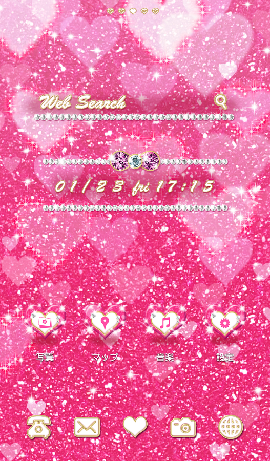 Cute wallpaperPink Glitter   Android Apps on Google Play