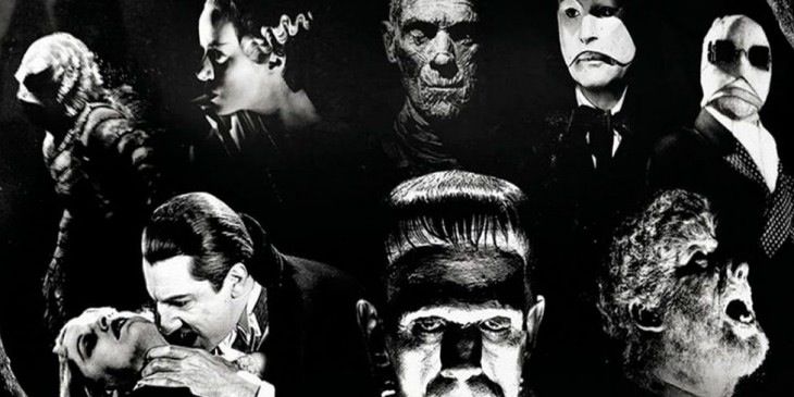 universal monsters wallpaper Classic Horror Films Pinterest 730x365