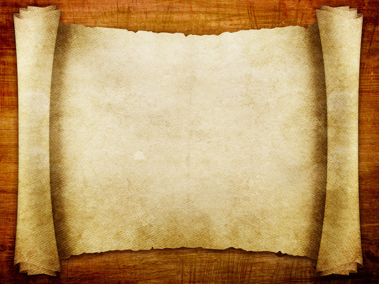 Advanced Blank Scroll Paper Background For Powerpoint Border