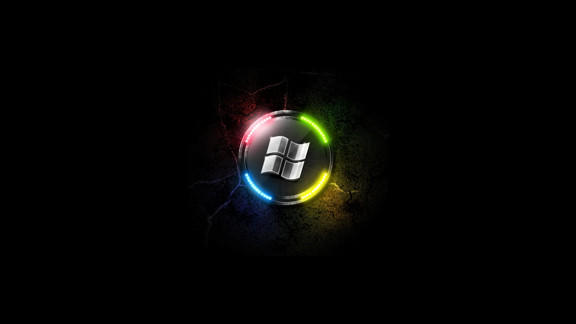 HD Windows Logo Neon Wallpaper