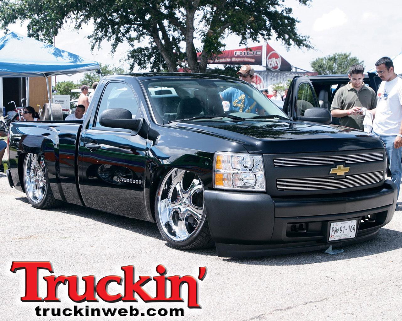 Lowered Chevy Truck Wallpaper