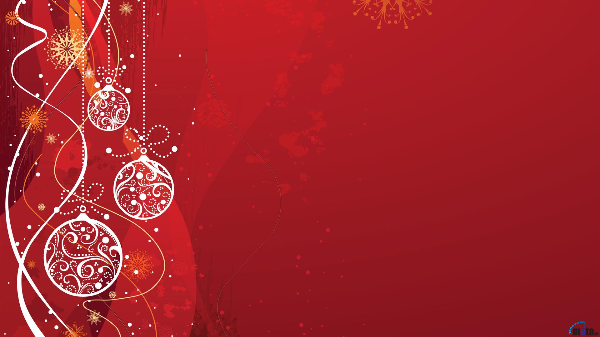 Red Christmas Background Photo HD Wallpaper