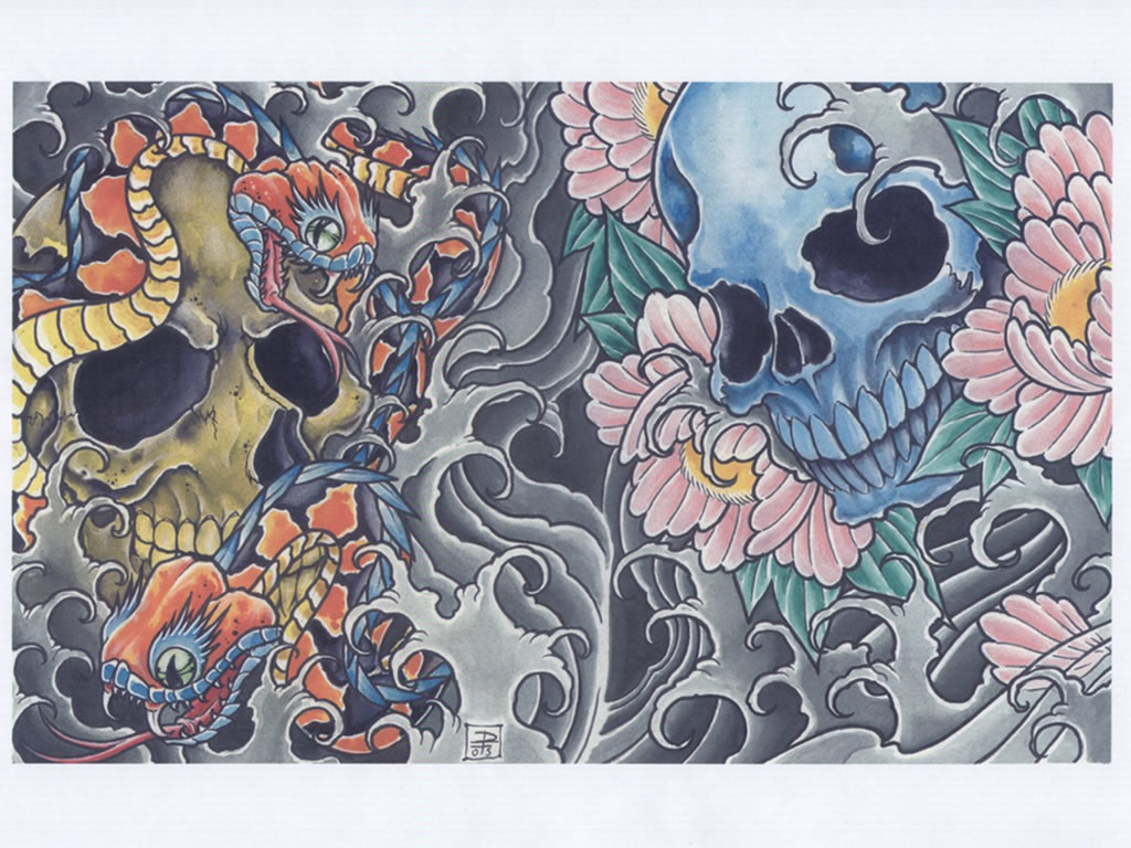Japanese Tattoo Wallpaper Galleryhip The Hippest