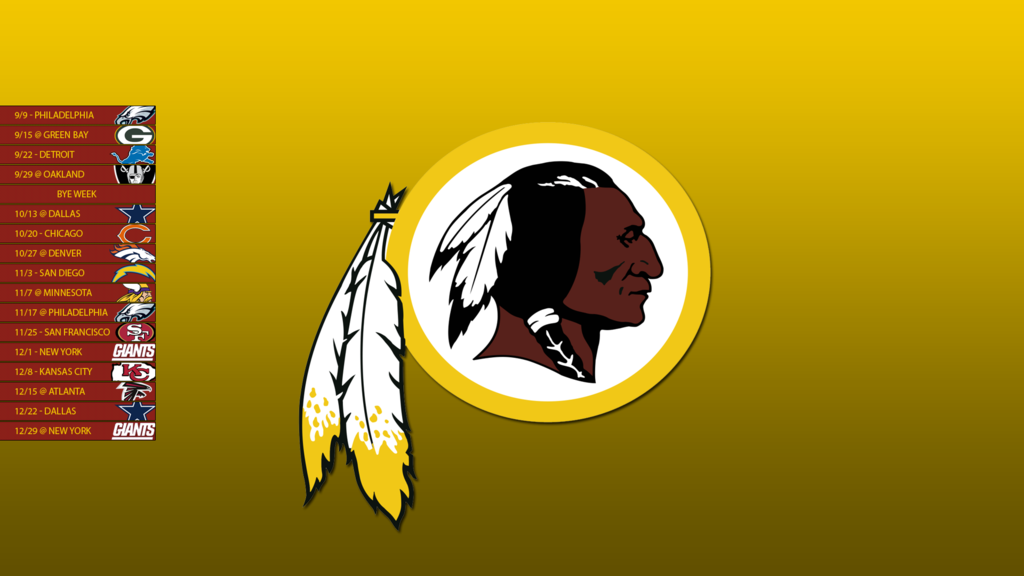 Washington Redskins Schedule Wallpaper By Sevenwithat On