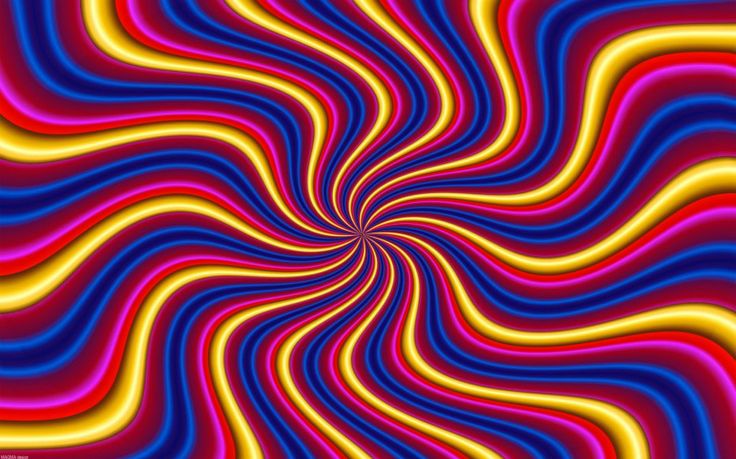 Crazy Trippy Background Spiral Illusion