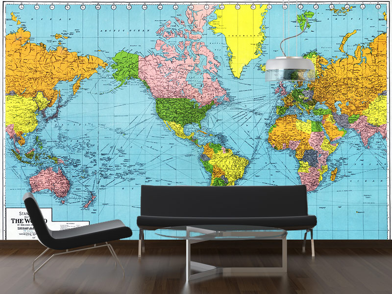 All Of Our Map Mural Products Are Printed To Order And Cannot Be