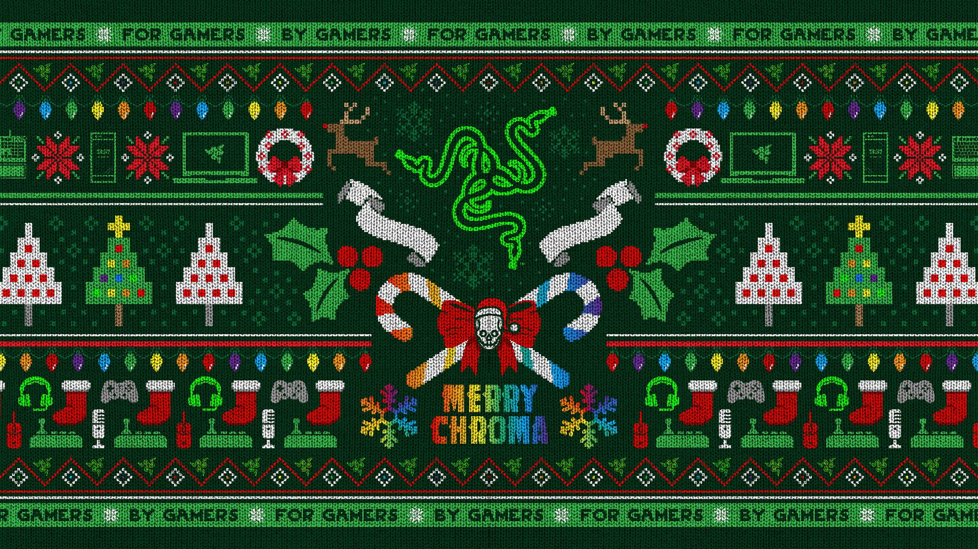 Razer Logo Bit Pixel Gamer Holiday HD 4k Wallpaper