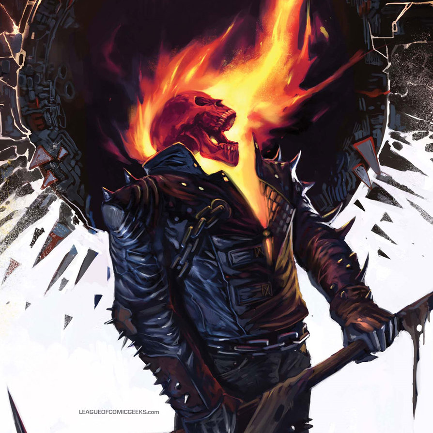 Ghost Rider iPad Wallpaper by comicgeeks