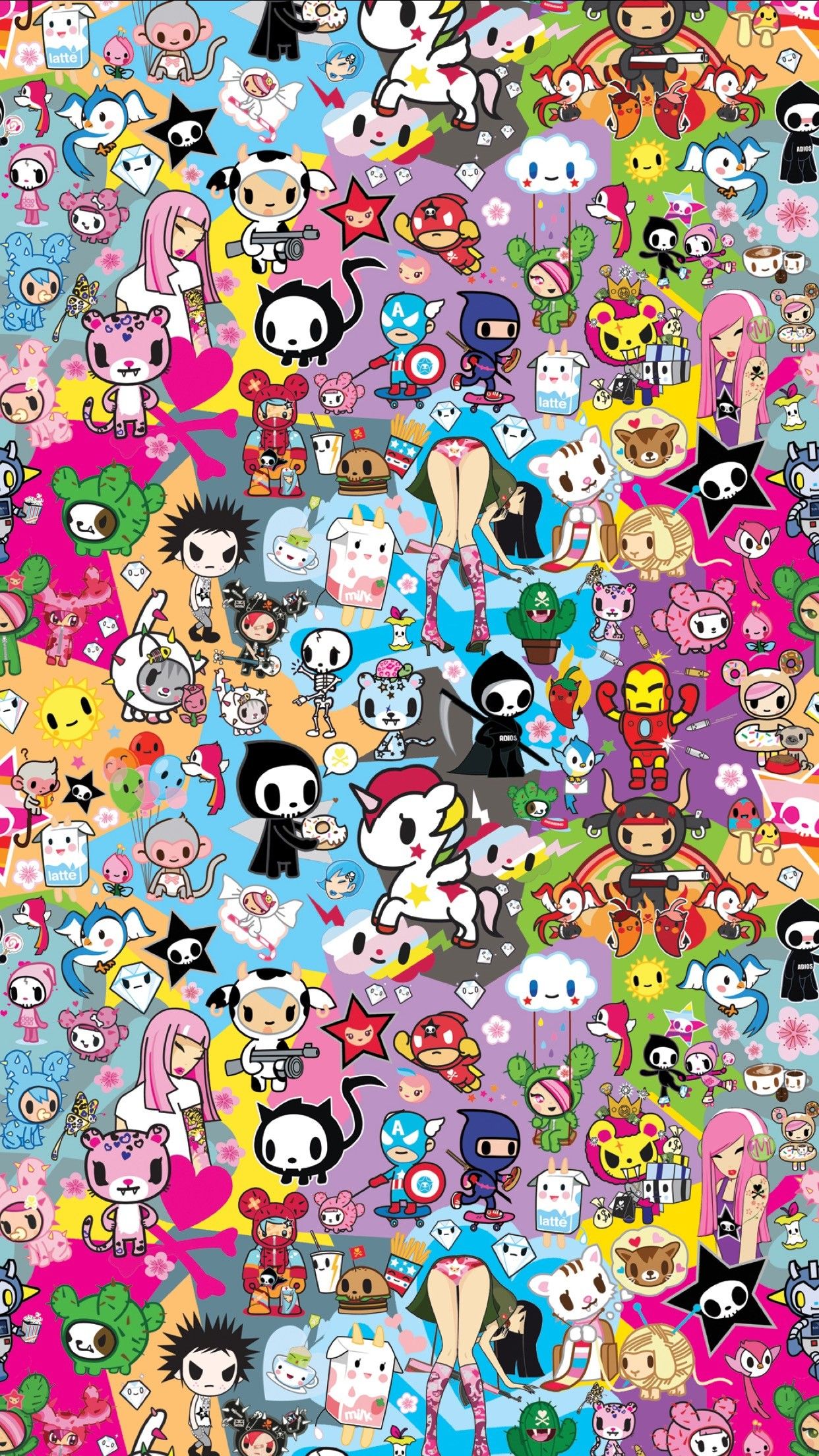 Hello Kitty Tokidoki Wallpaper Top