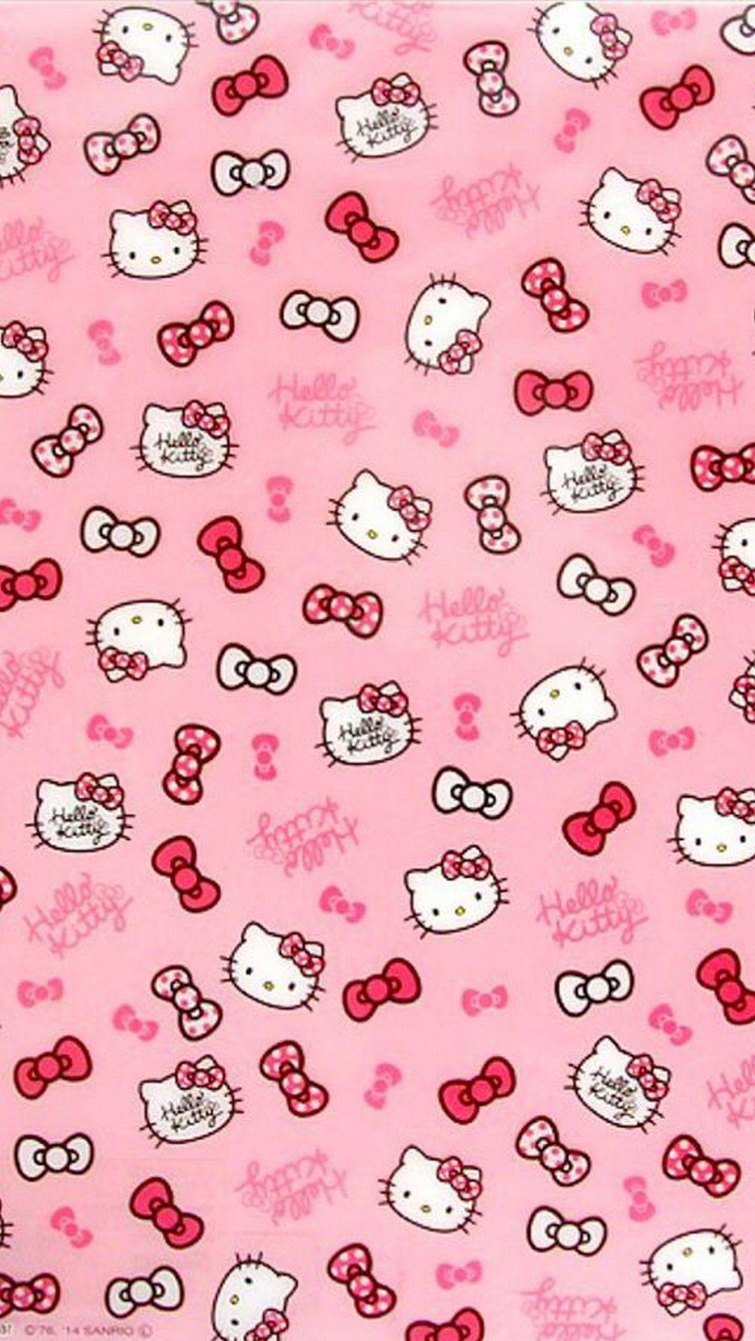 Kawaii Hello Kitty Pink Wallpaper By Greentea45