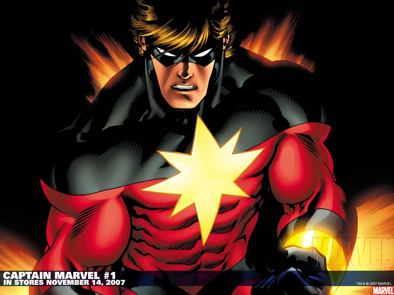 Captain Marvel Puter Wallpaper Desktop Background