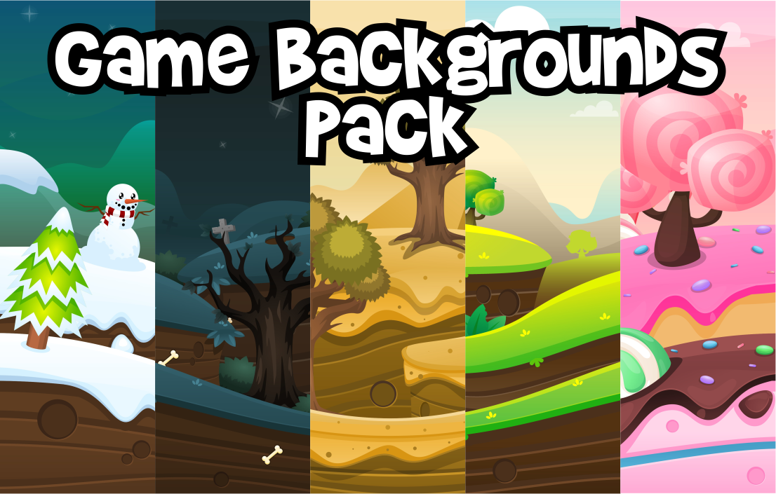 Game Background Pack Art 2d