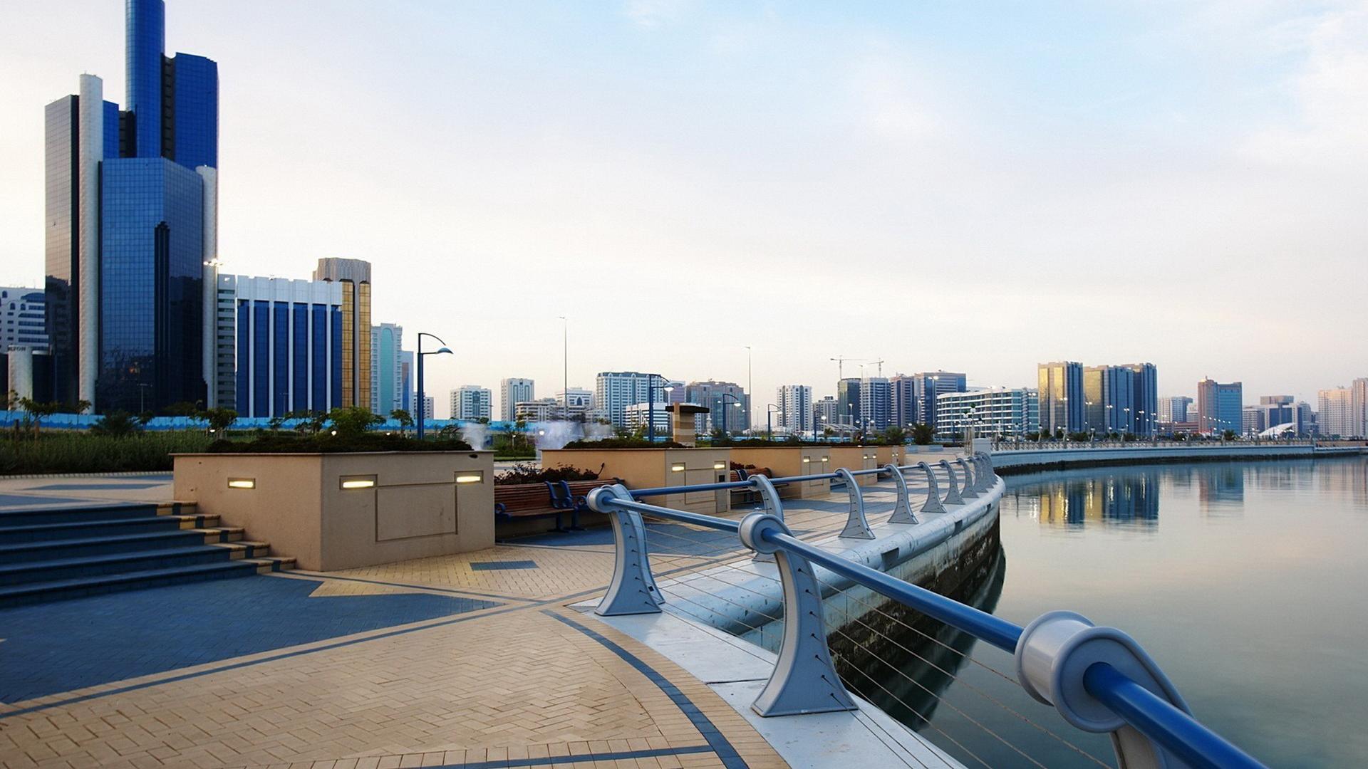 Abu Dhabi City Wallpaper Desktop HD Background Photo