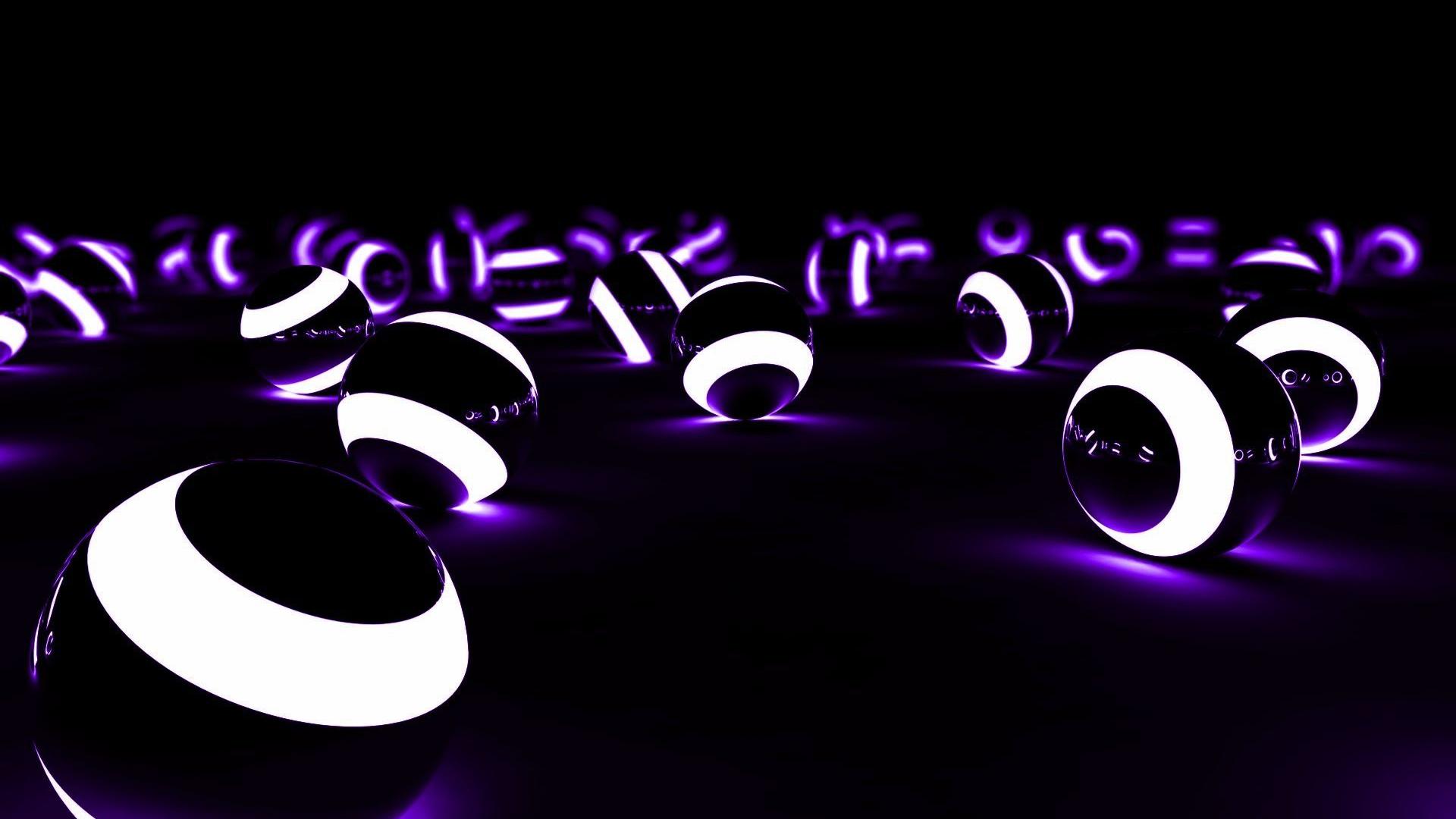 Glowing Balls Cool Wallpaper Share This On