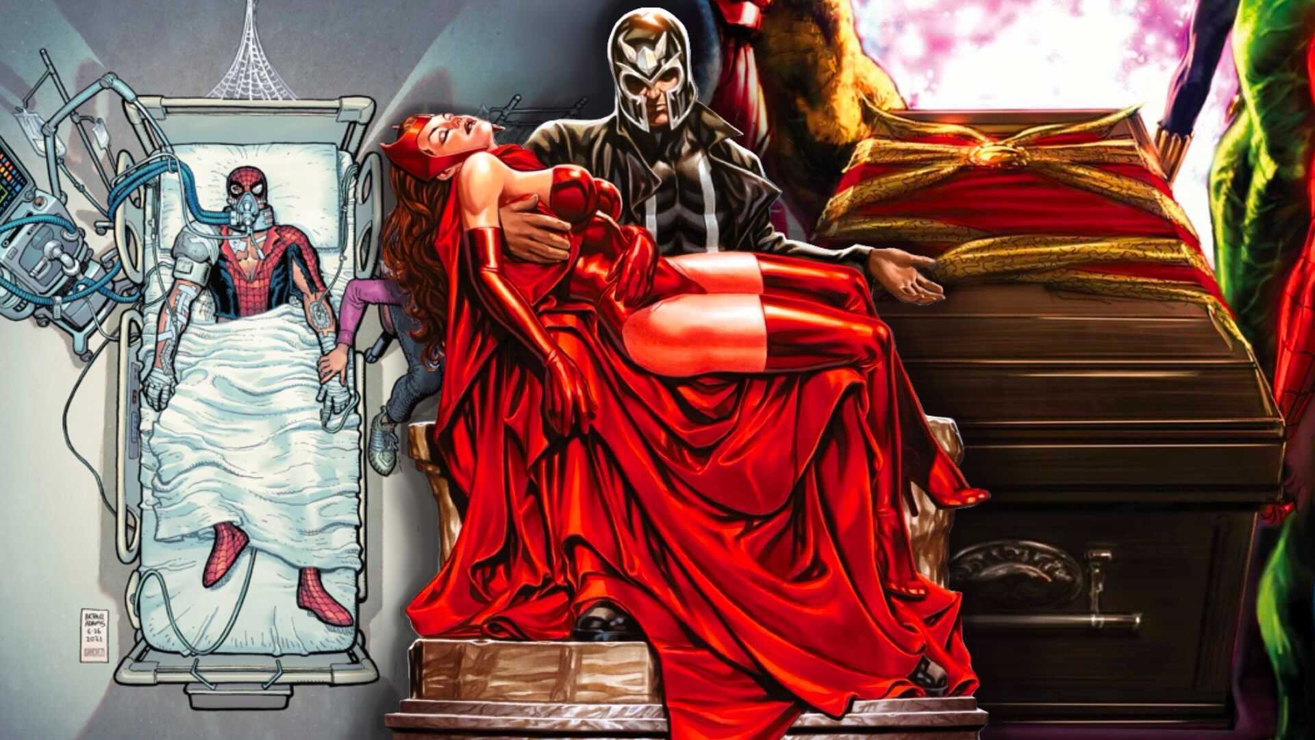 Why Is Marvel Ics Killing Spider Man Scarlet Witch And Dr