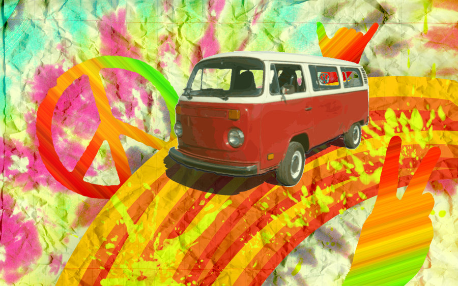 Hippie Desktop Background Beautiful Bus
