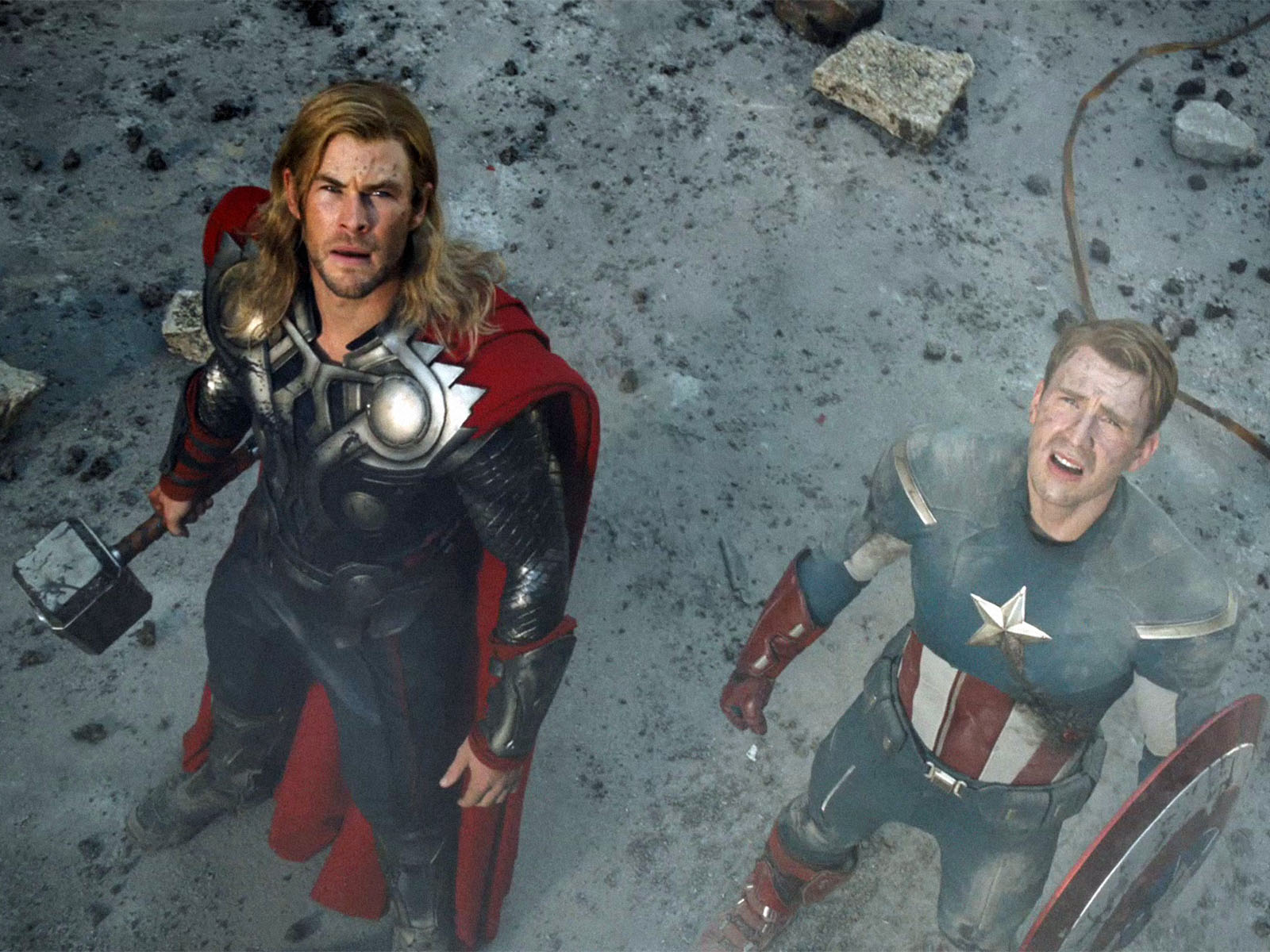Thor And Captain America Wallpaper Stock