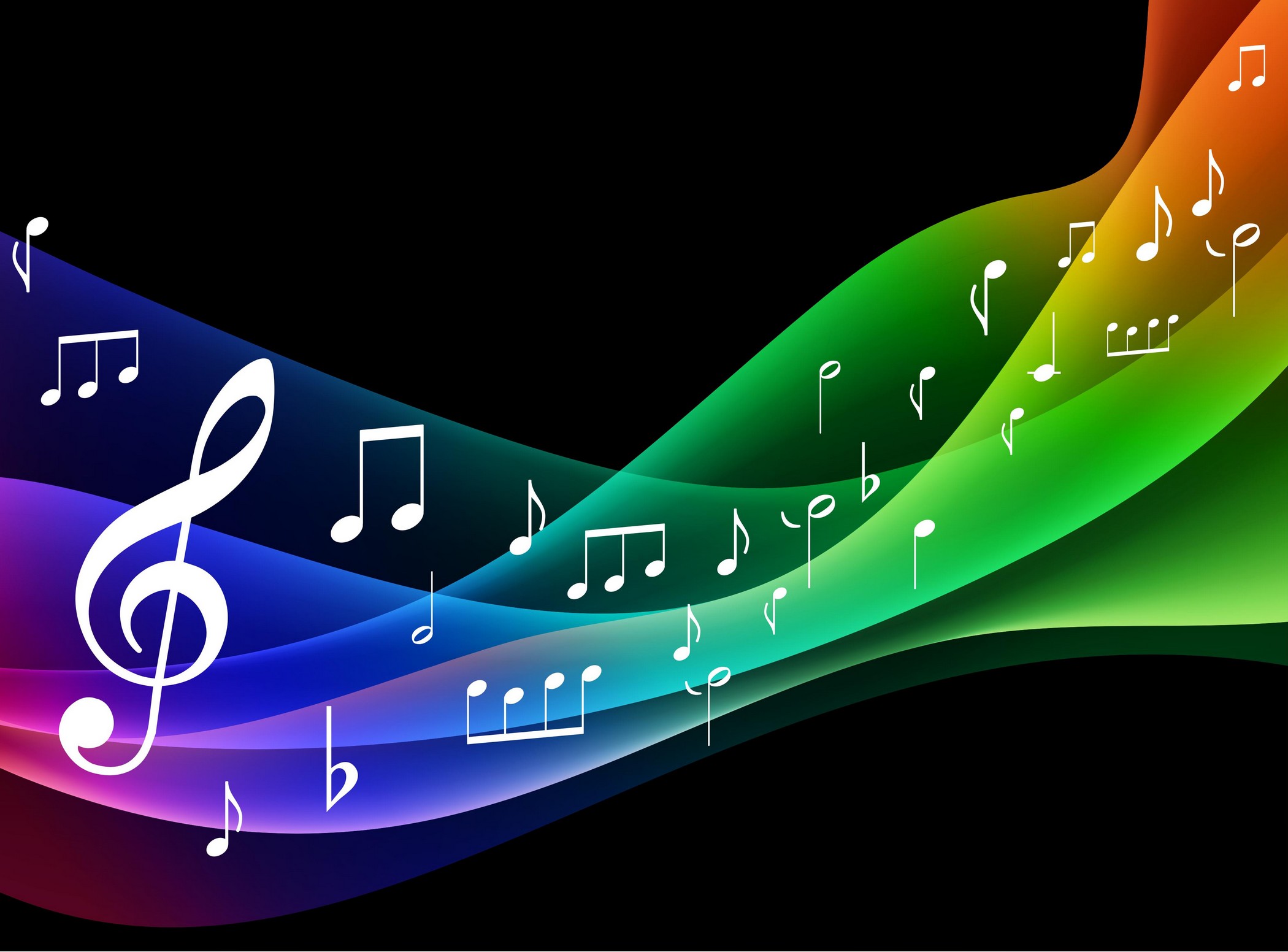 Musical Background Desktop Image