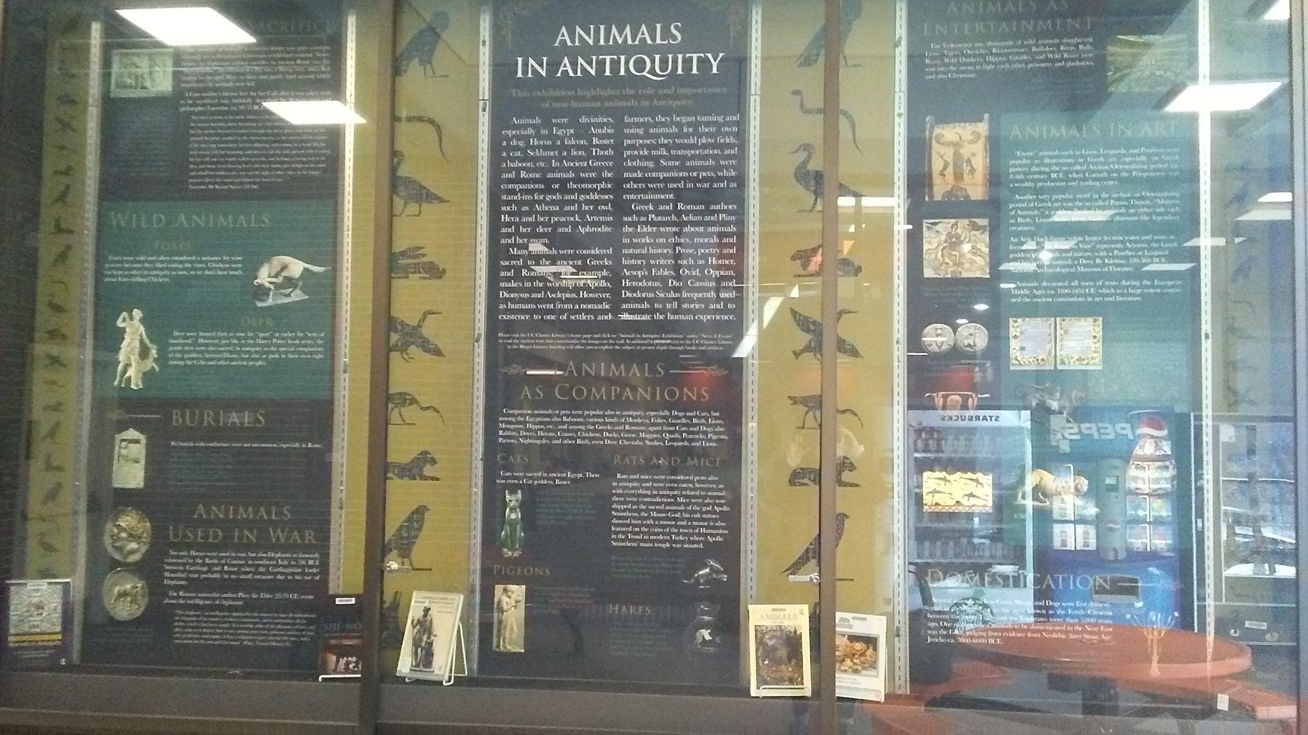 Animals In Antiquity Virtual Exhibition Physical Poster