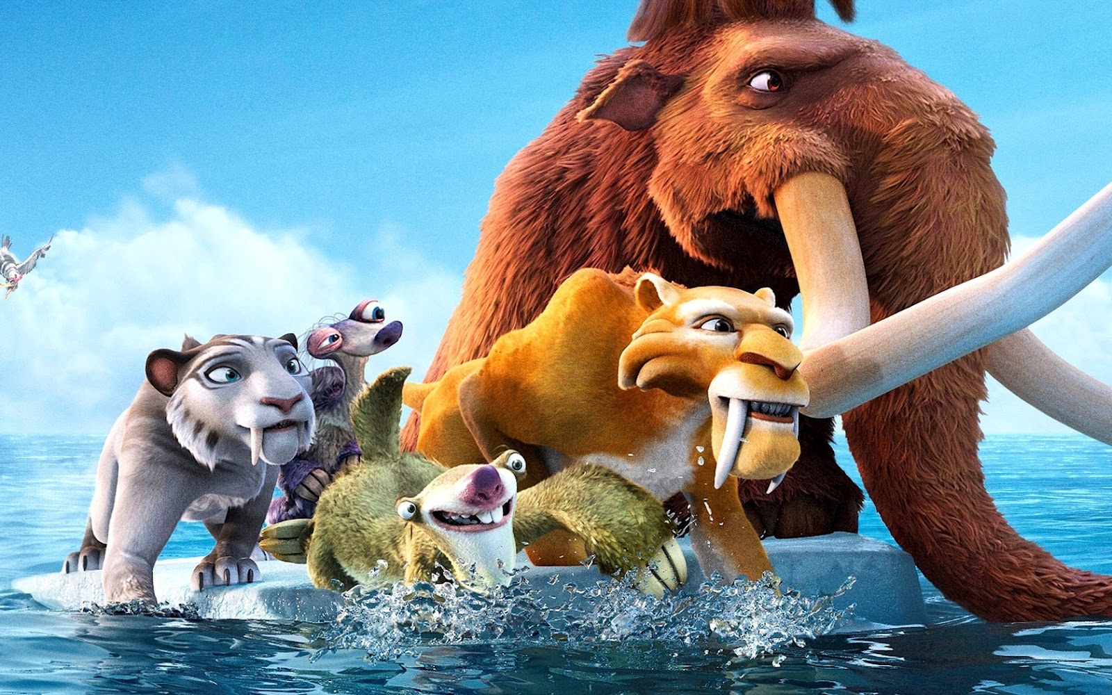 Ice Age All Characters Tiger Sid HD Wallpaper Pixel