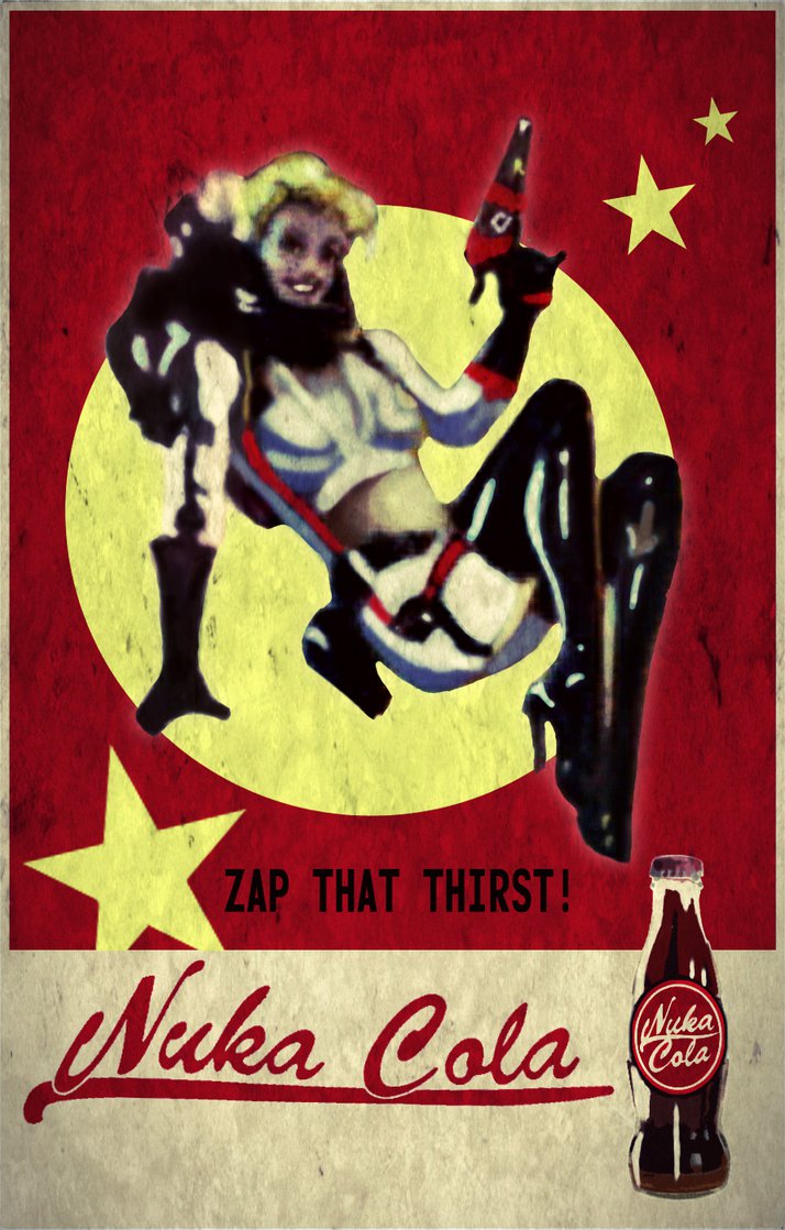 Fallout Nuka Cola Poster By Sadlylover