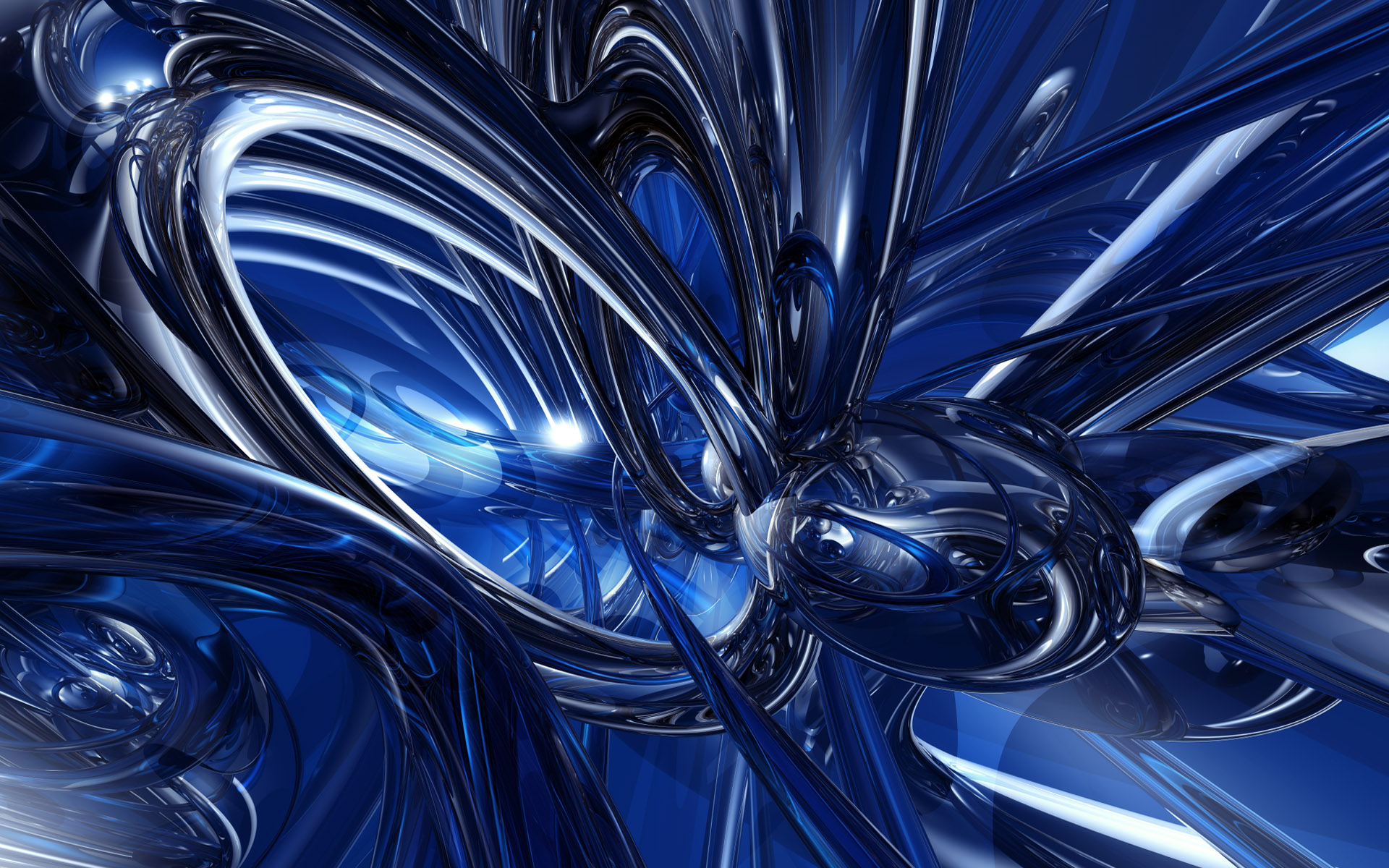 Abstract Blue HD Wallpaper By Lonelywalker23