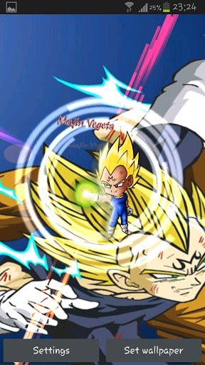 Bigger Majin Vegeta Live Wallpaper For Android Screenshot