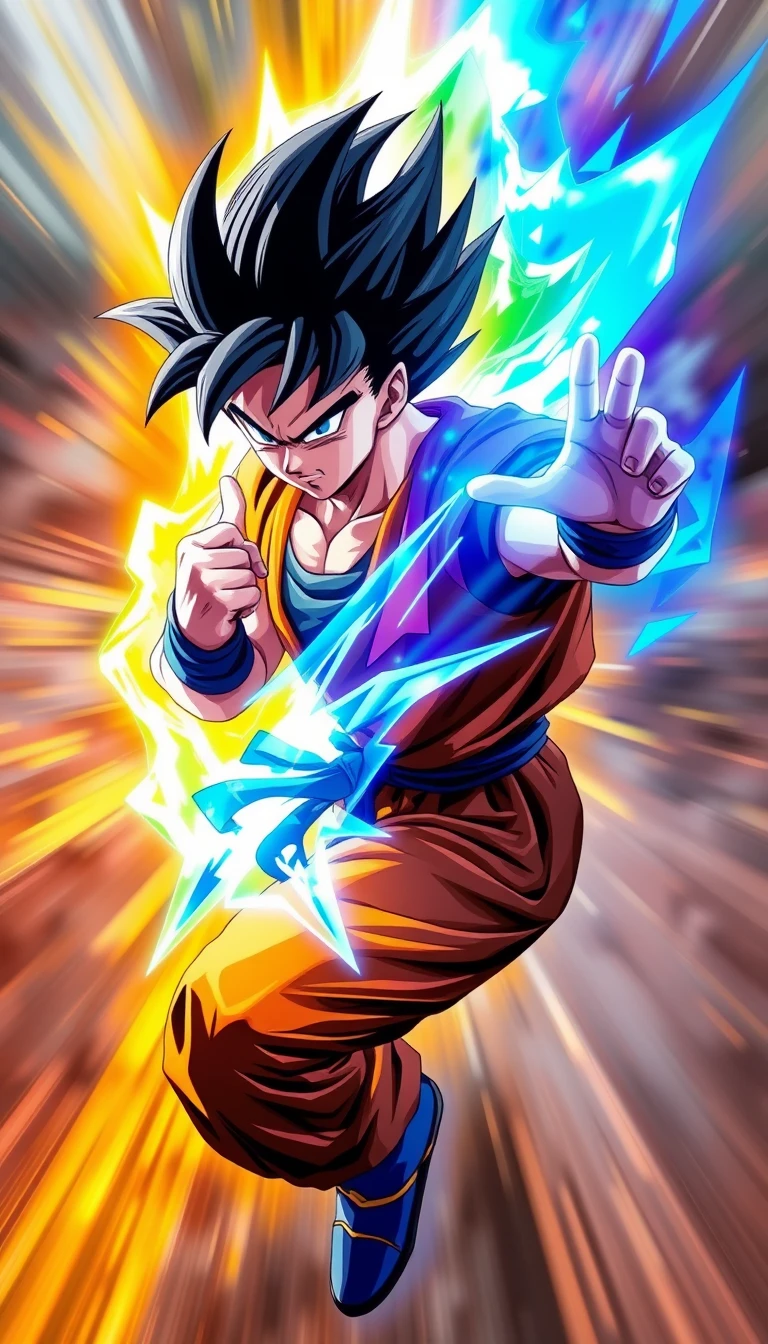 Goku Kaioken Mobile Wallpaper