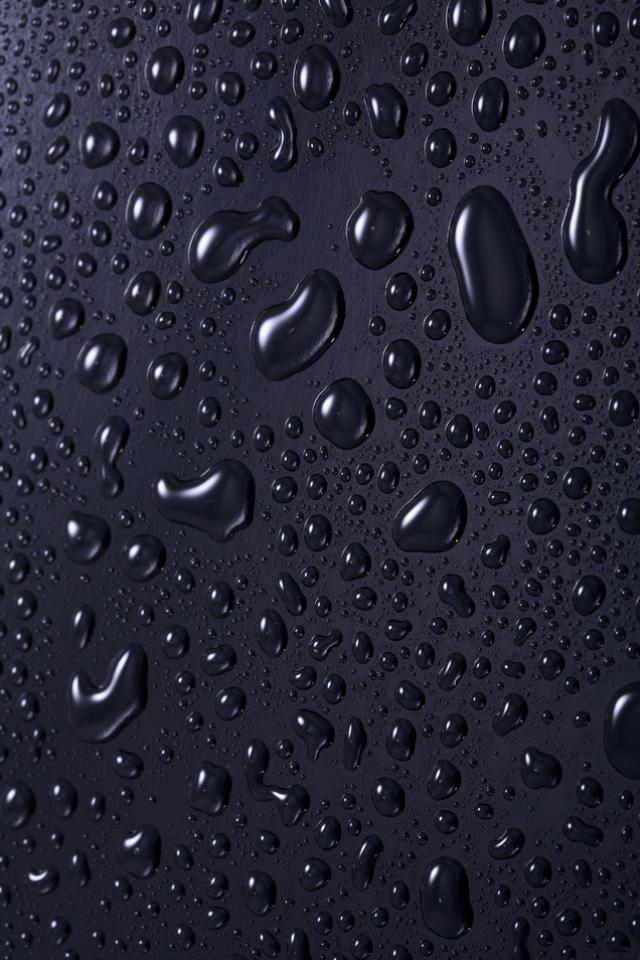 Black Drops Iphone Wallpaper Cell Phone Hd