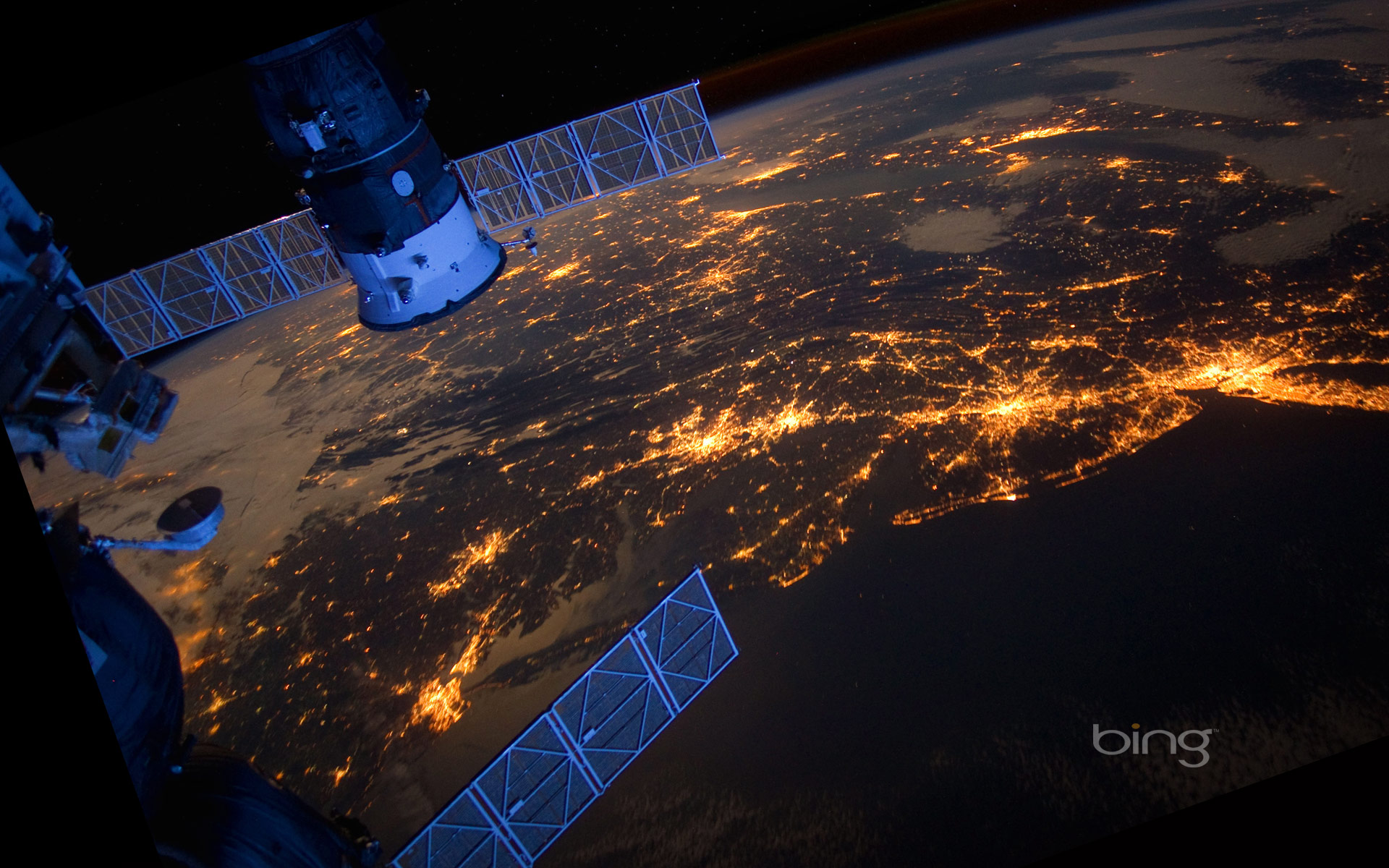 The East Coast Of United States As Seen From International