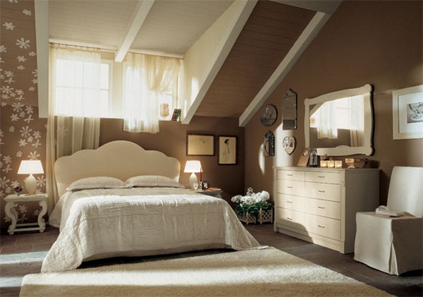 English style white bedroom furniture