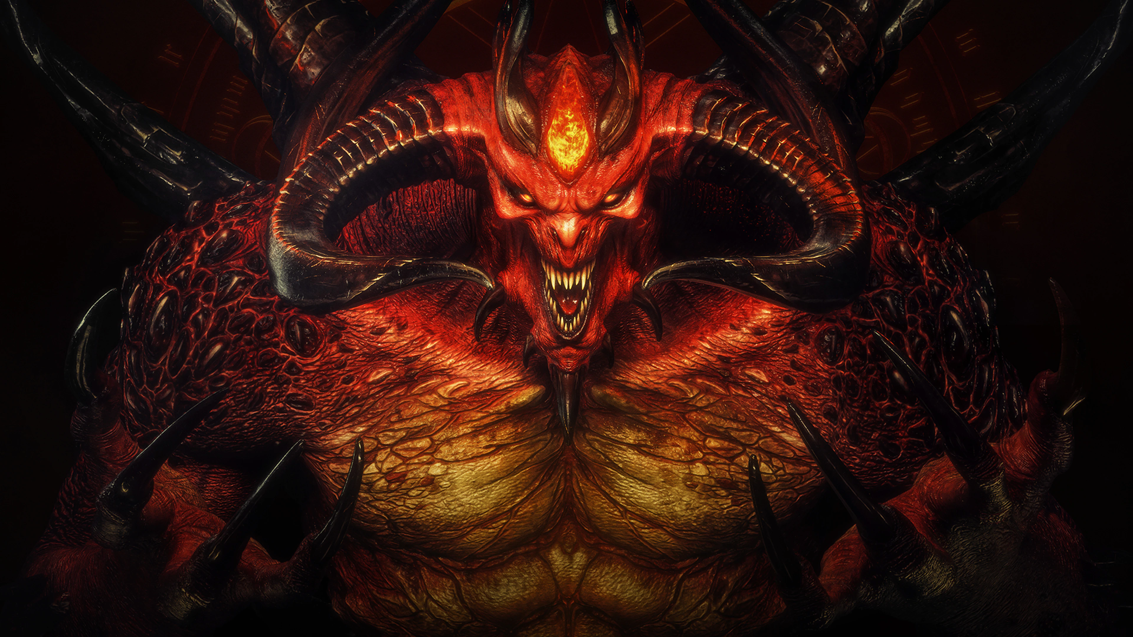 Diablo Ii Resurrected Horned Demon HD Wallpaper