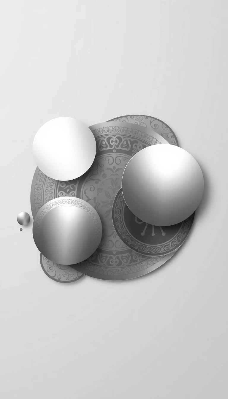Metallic Circle Wallpaper