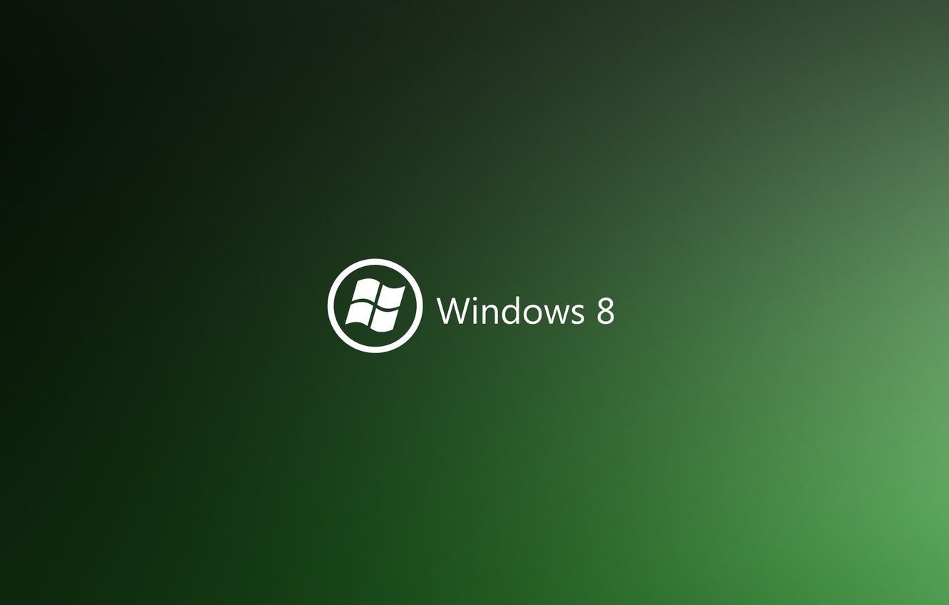 Wallpaper Green Logo Windows8 Sistem Image For Desktop