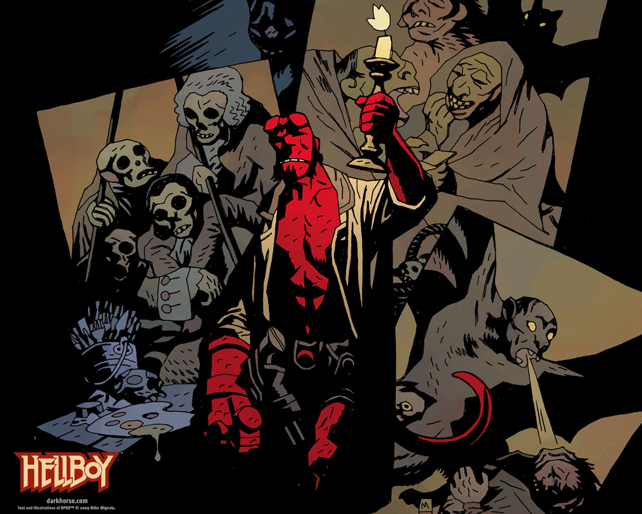 Hellboy In The Chapel Of Moloch Desktops Dark Horse Ics