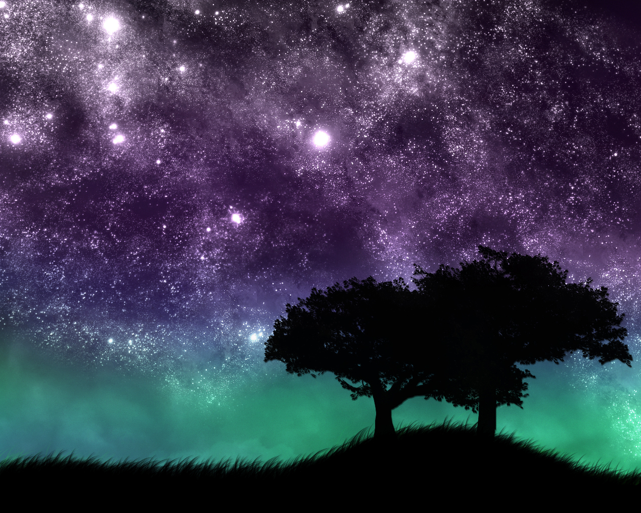 Starry Sky 3d Pictures To Your Desktop And Wallpaper