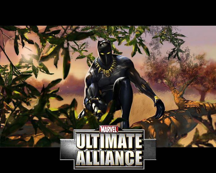 Marvel Ultimate Alliance Game Wallpaper Black Panther