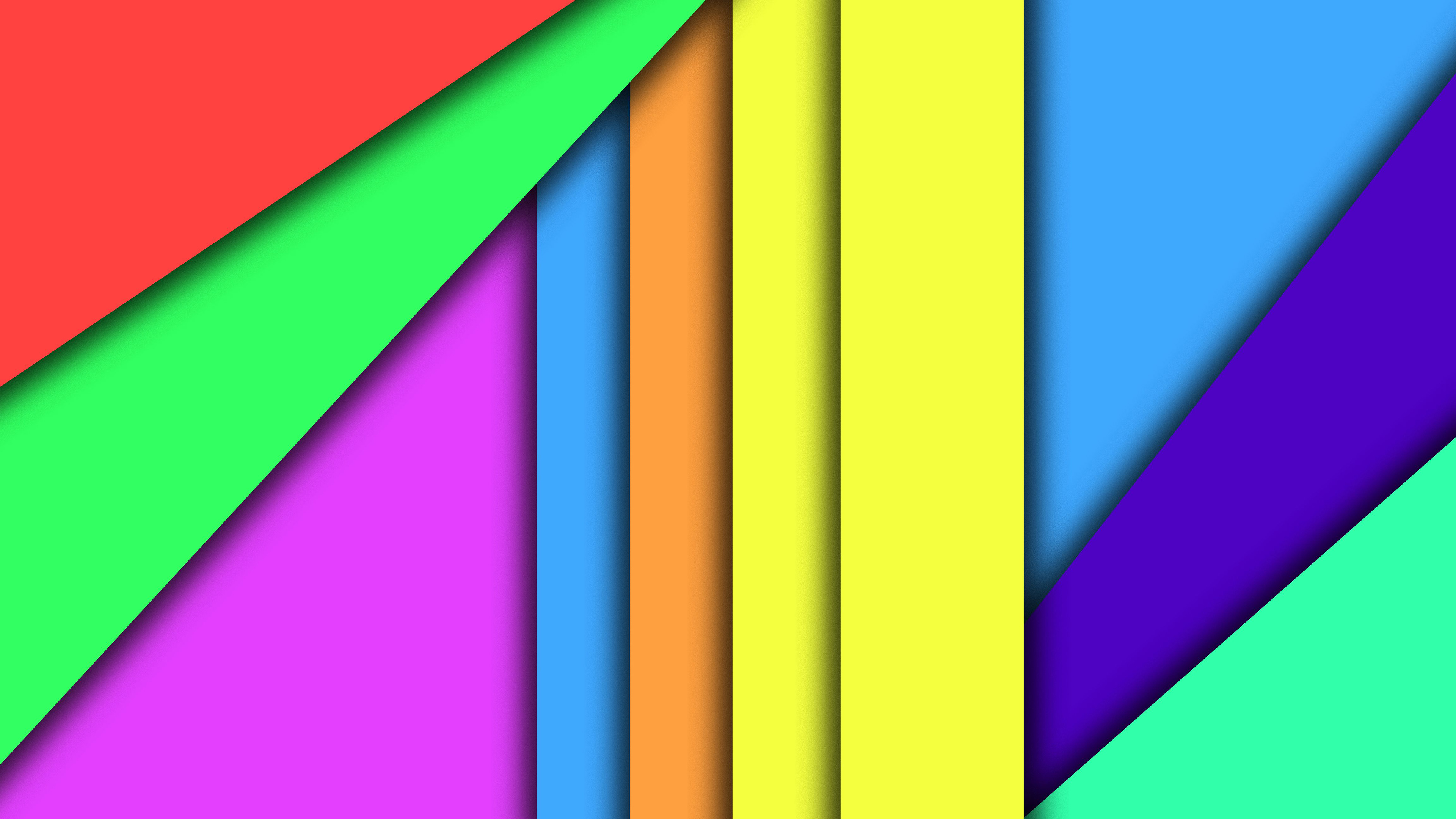 Colors Of Material Design 4k Wallpaper