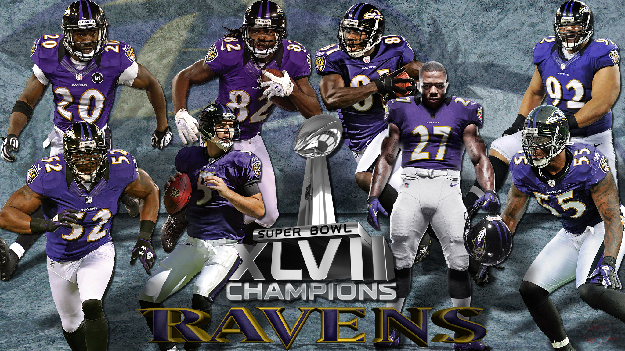 Wallpaper By Wicked Shadows Baltimore Ravens Super Bowl Xlvii