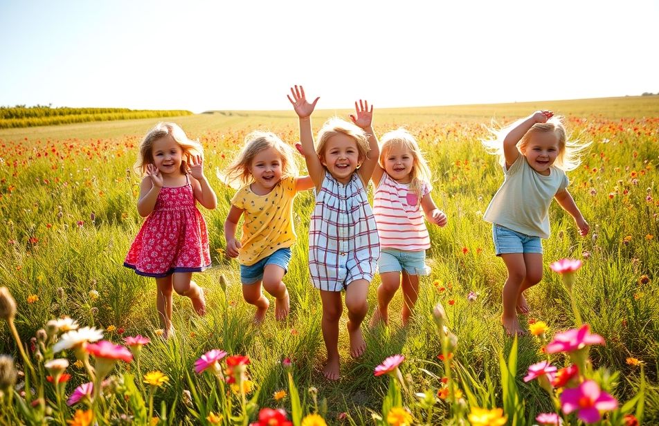 Barefoot Kids Wallpaper