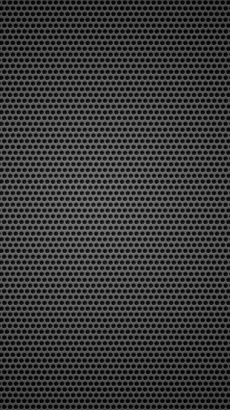 Black Background Metal Hole Small iPhone Wallpaper