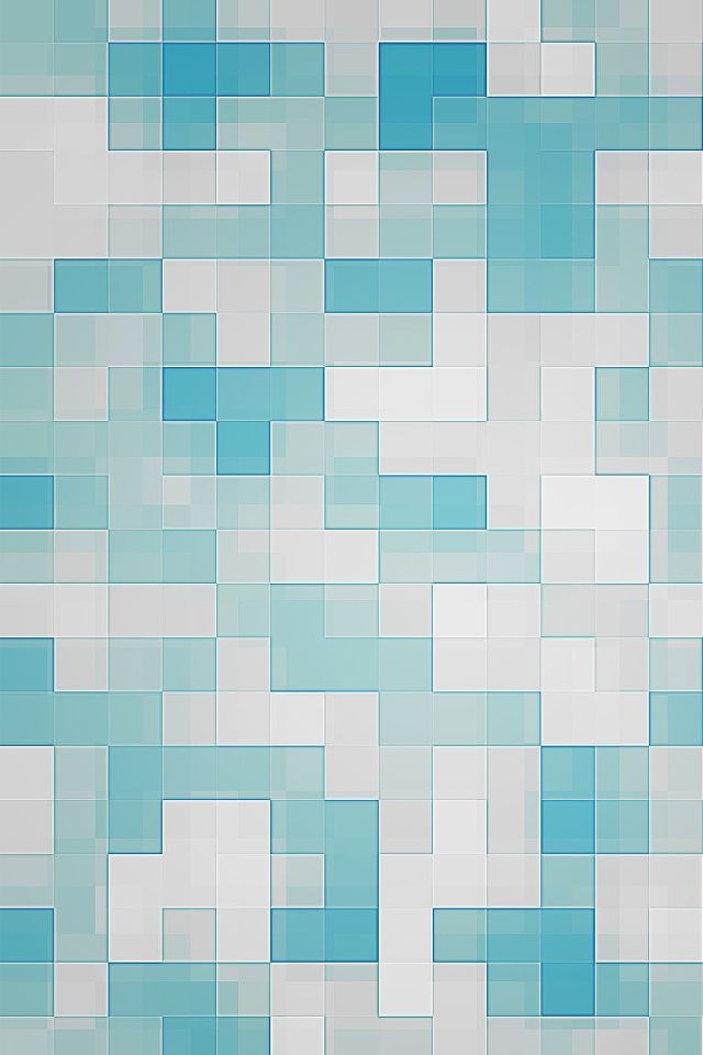 Blue Pixels iPhone Wallpaper Pixel