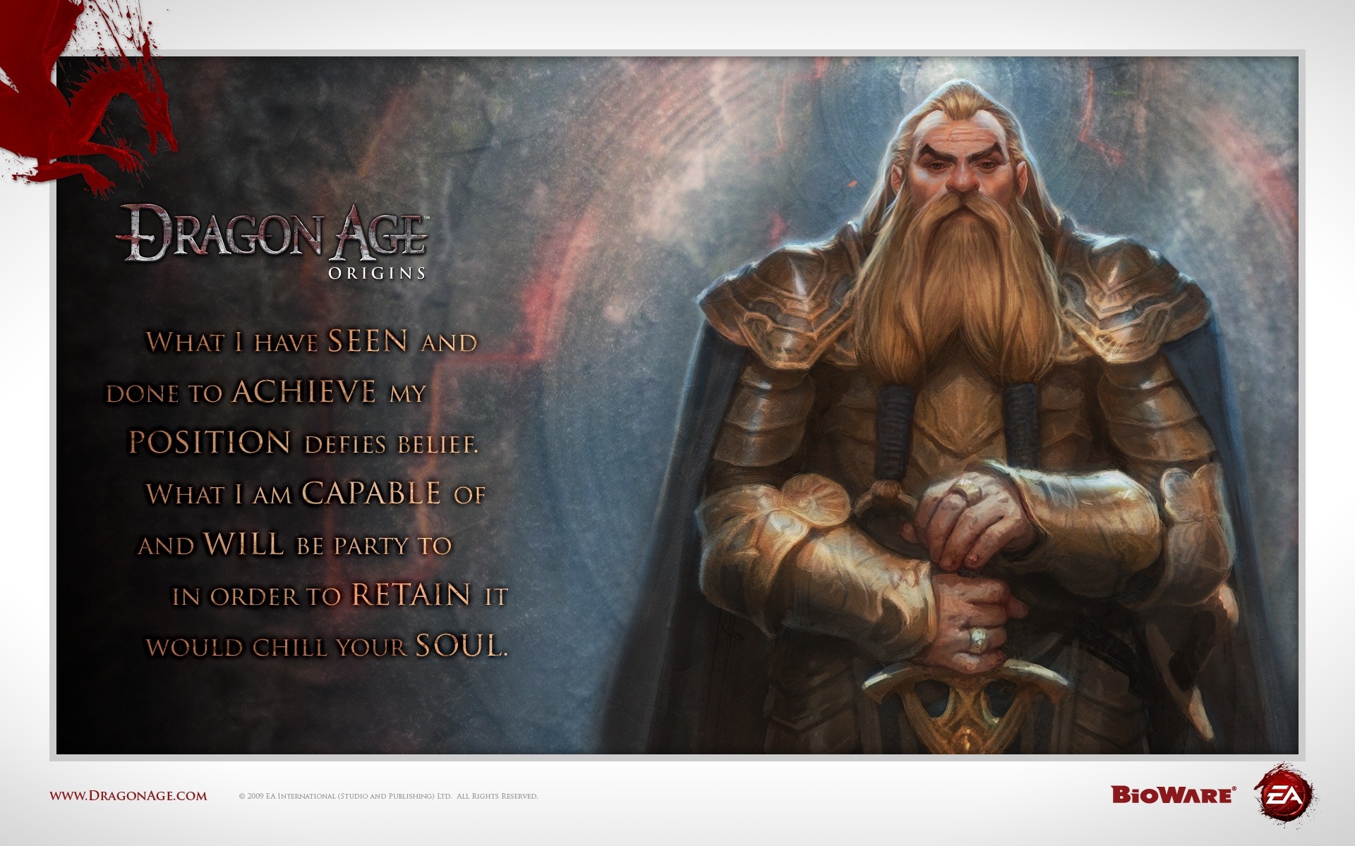 Dragon Age Origins Dwarf Noble Wallpaper